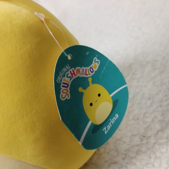 Squishmallows Zarina The Yellow Banana Slug Plush NWT - Picture 3 of 7